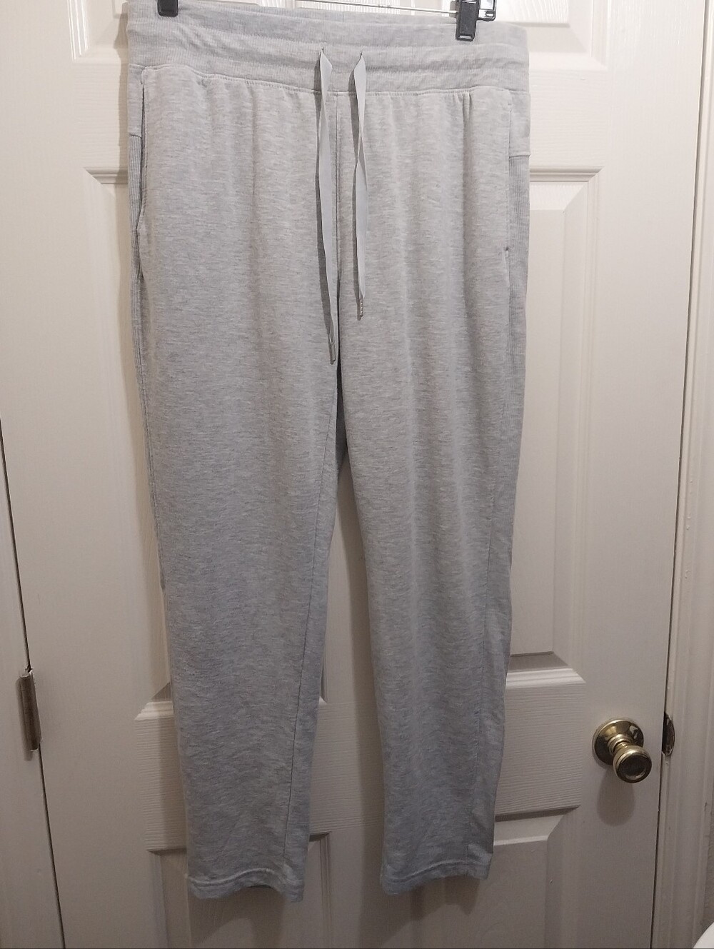 Apana Light Gray Men's Drawstring Joggers Size L